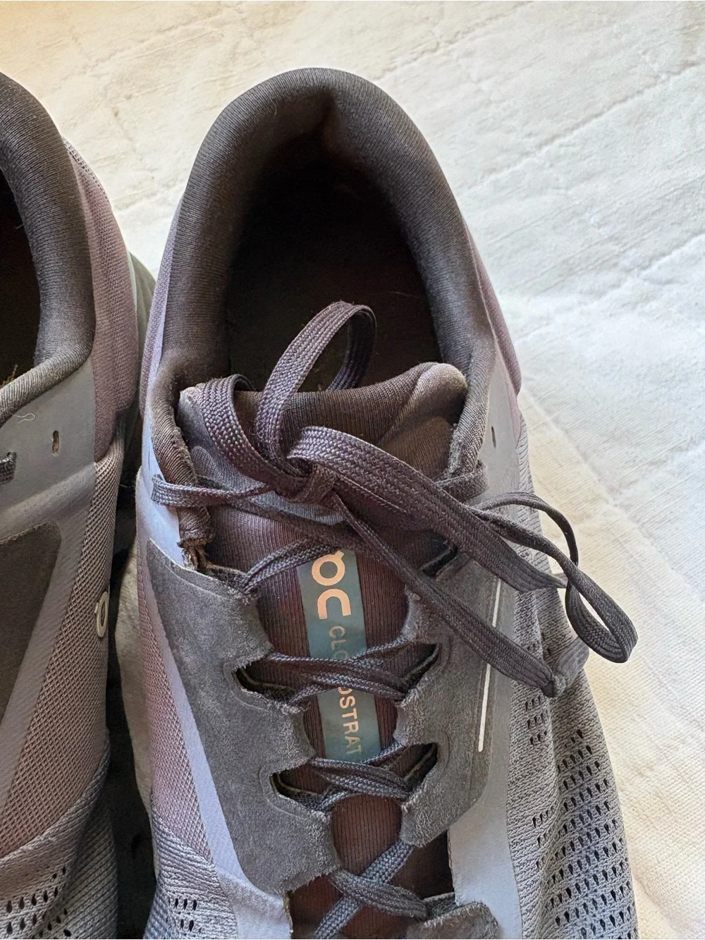 On Cloud Cloudstratus 3 Men's Black Gray & Blue Running Sneaker 12